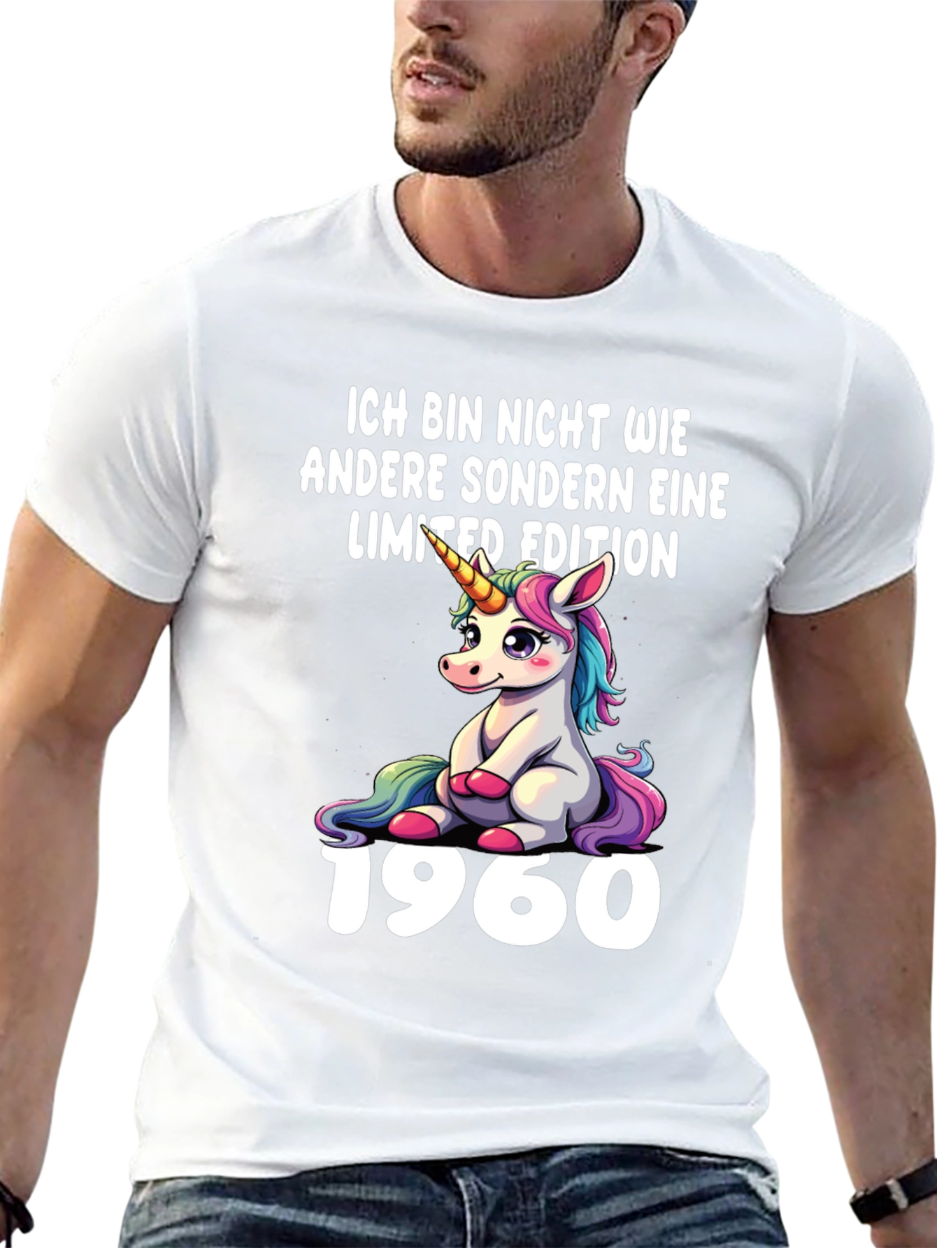 Limited Edition Unicorn 1960 Birthday T-Shirt