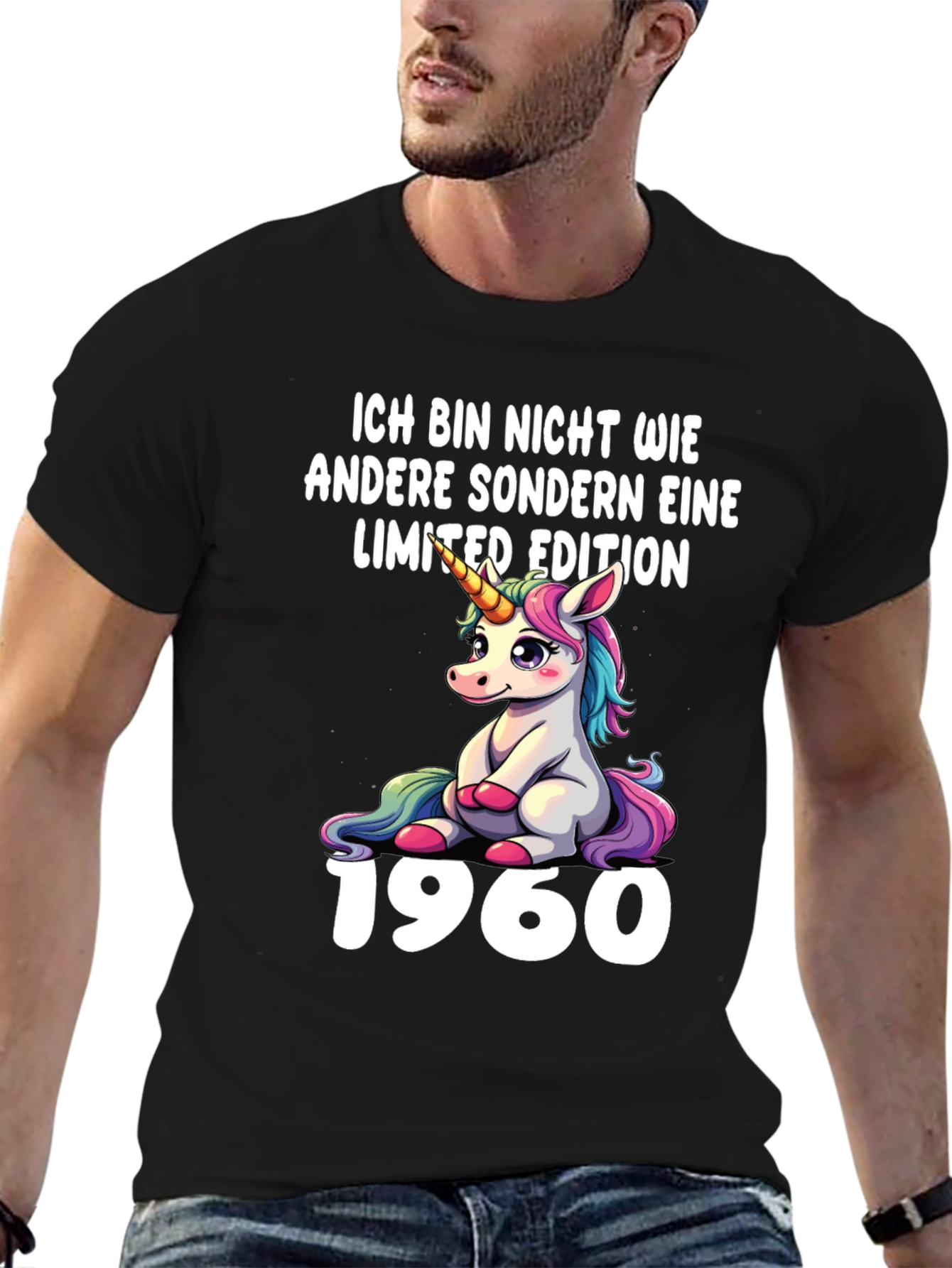 Limited Edition Unicorn 1960 Birthday T-Shirt
