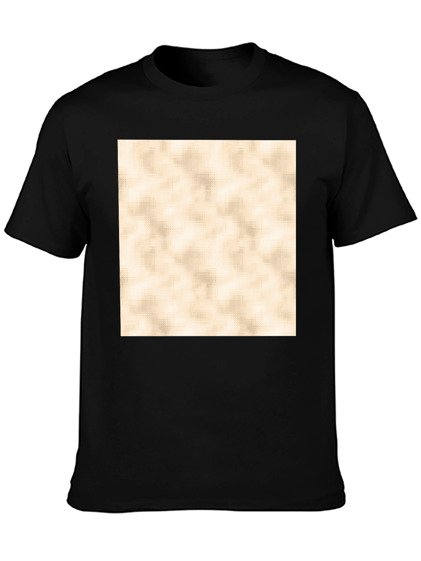 Stylish Black Crew Neck T-Shirt
