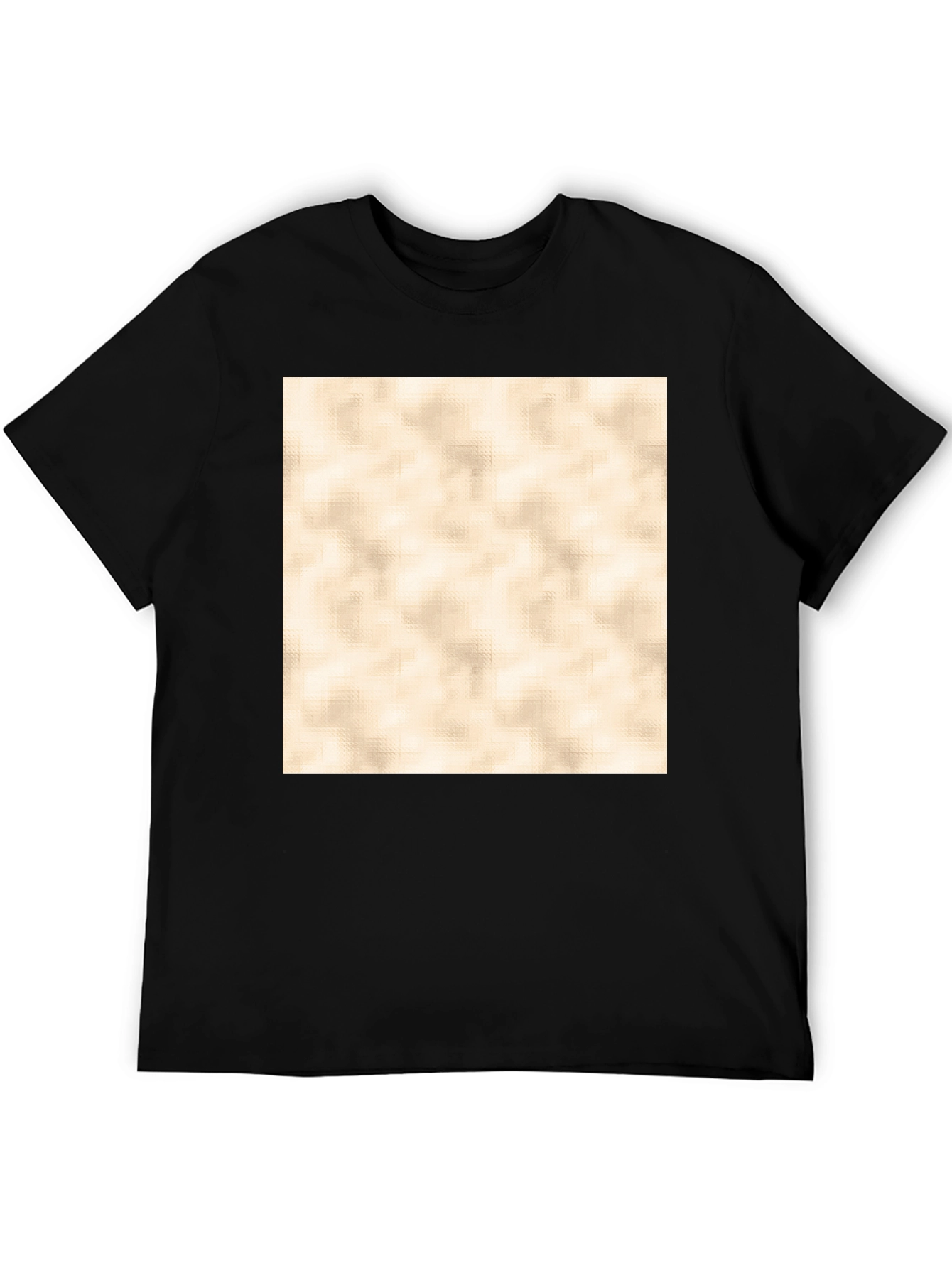 Stylish Black Crew Neck T-Shirt