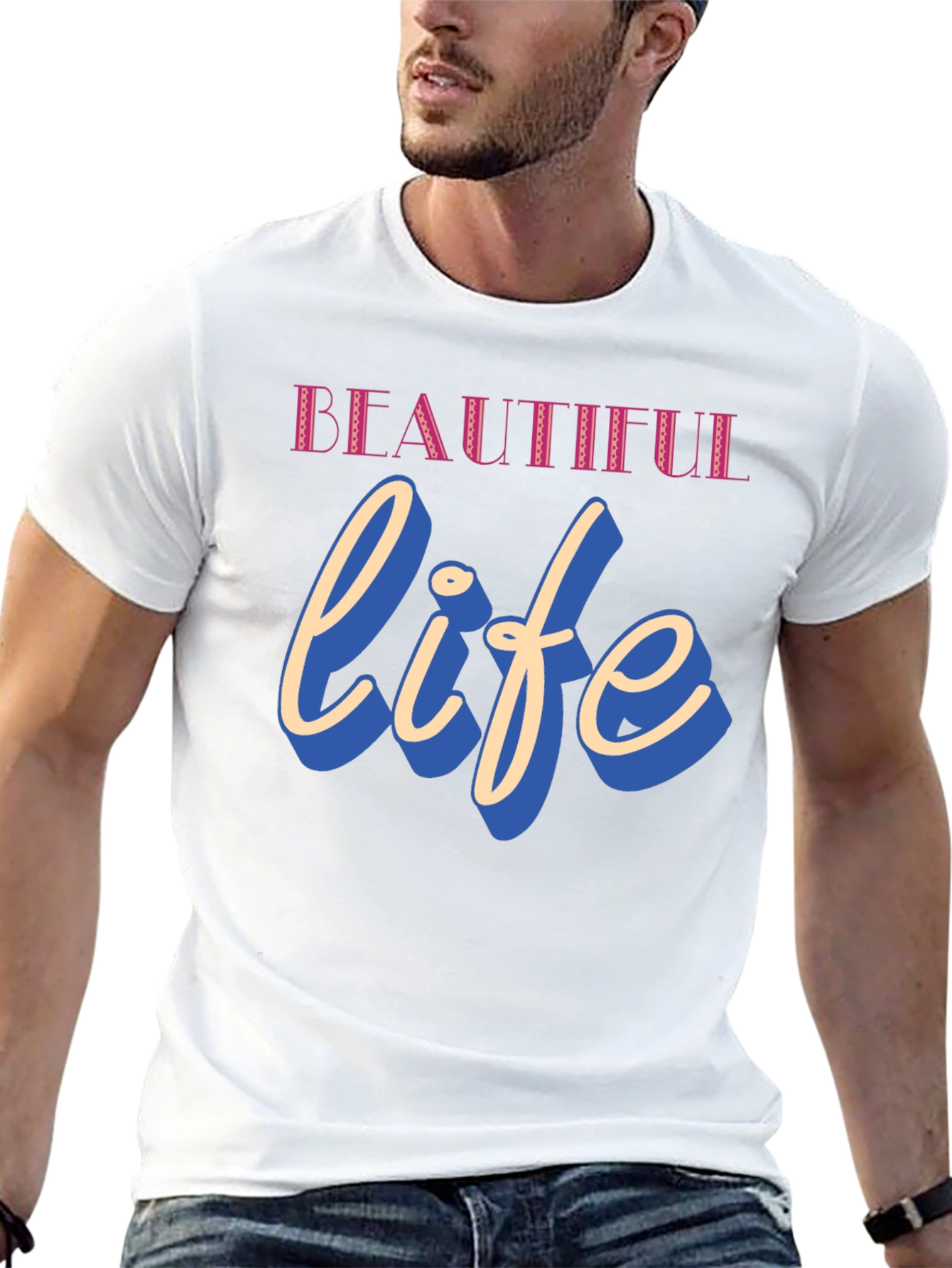 Beautiful Life Graphic T-Shirt