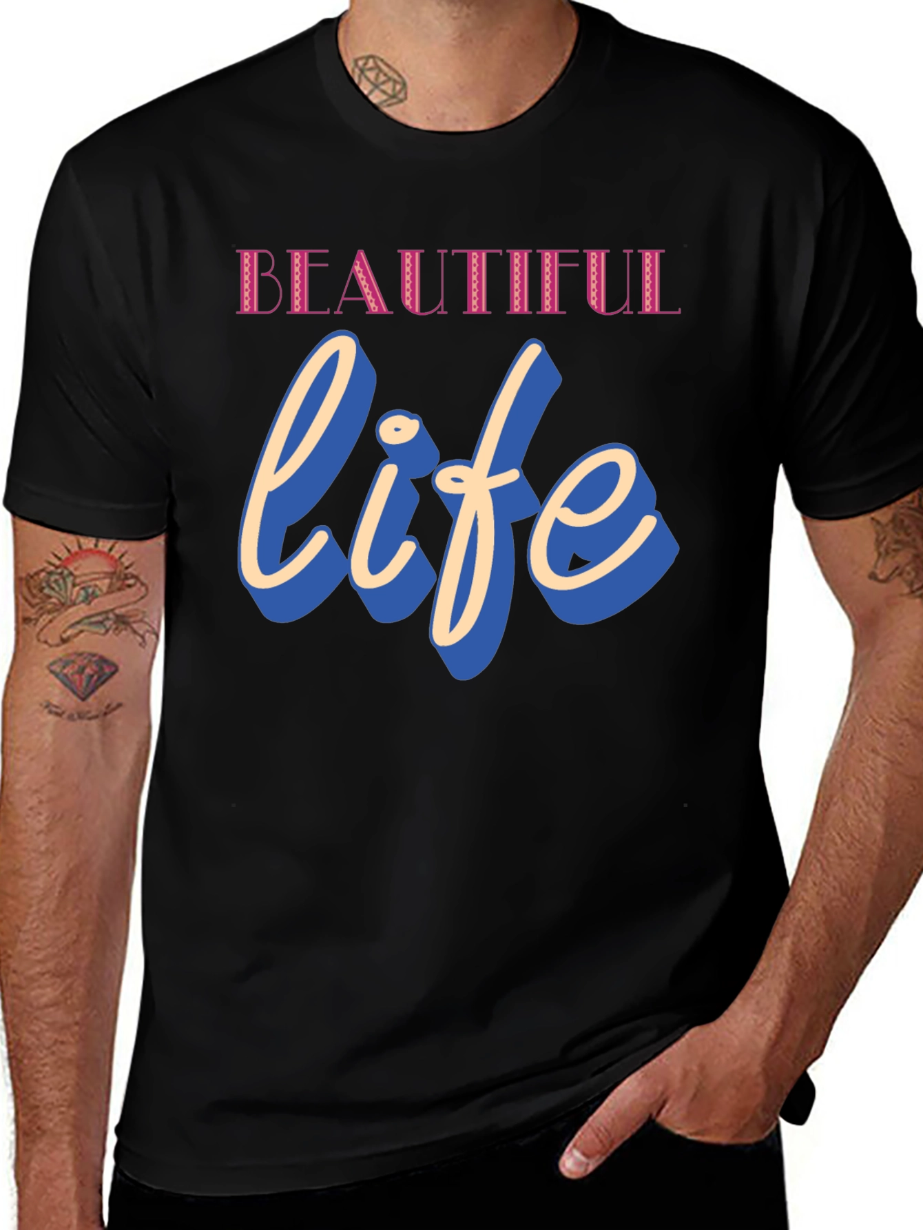 Beautiful Life Graphic T-Shirt