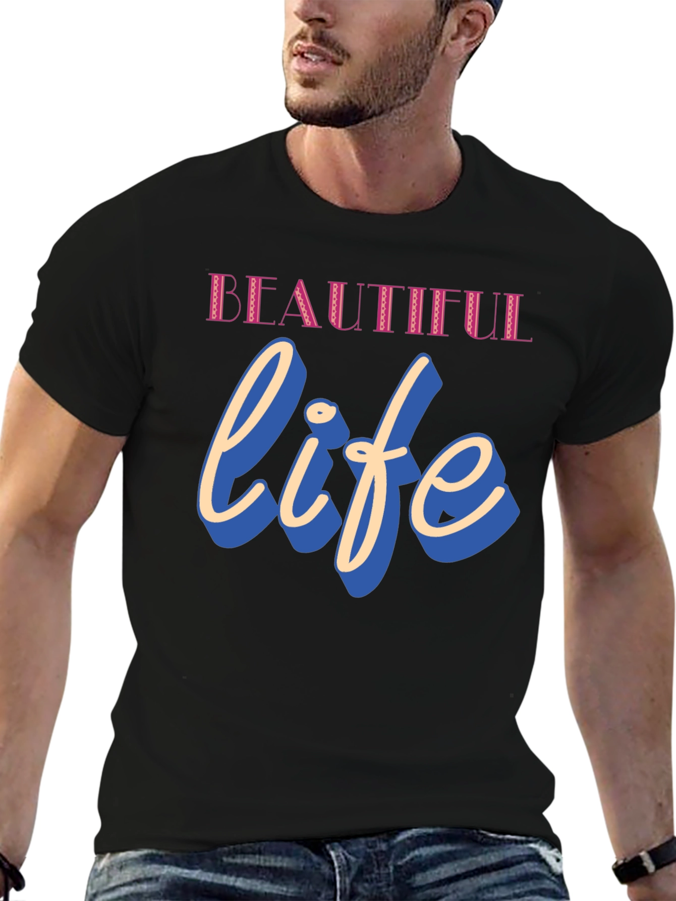 Beautiful Life Graphic T-Shirt