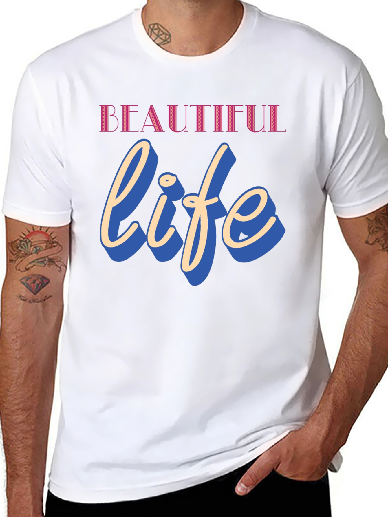 Beautiful Life Graphic T-Shirt