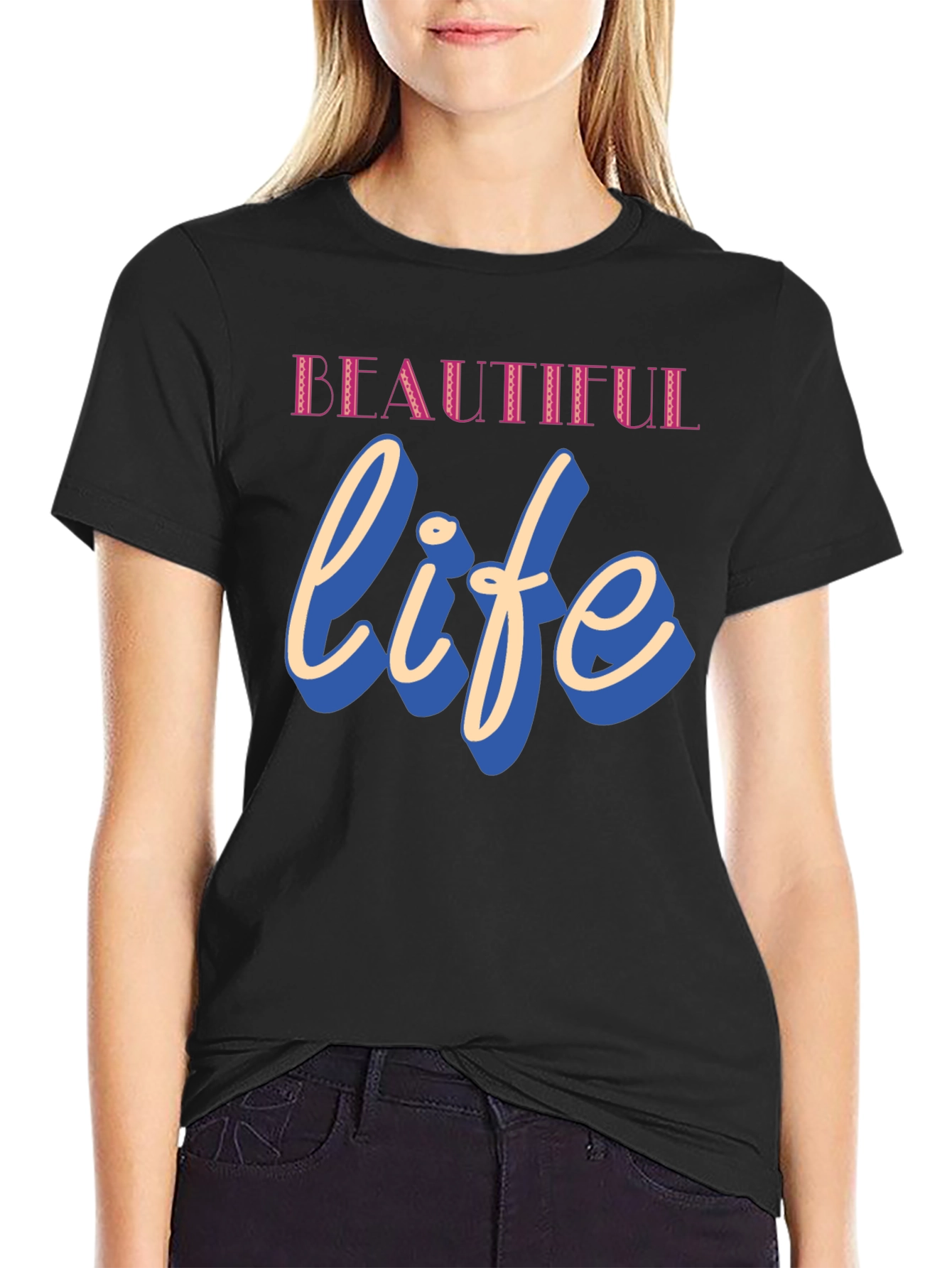 Beautiful Life Graphic T-Shirt