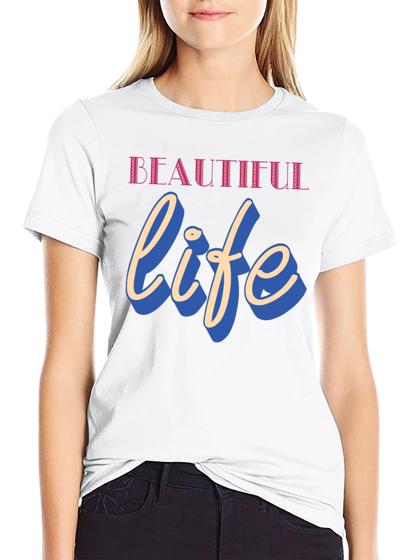 Beautiful Life Graphic T-Shirt