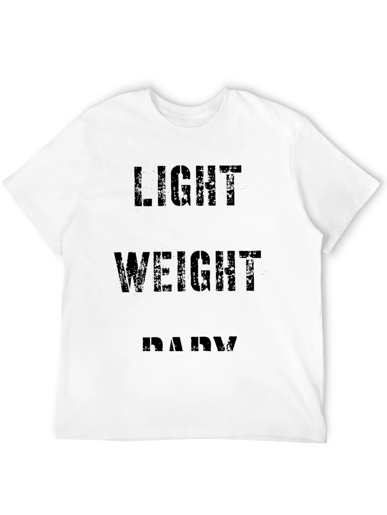 Light Weight Baby Black Graphic Tee