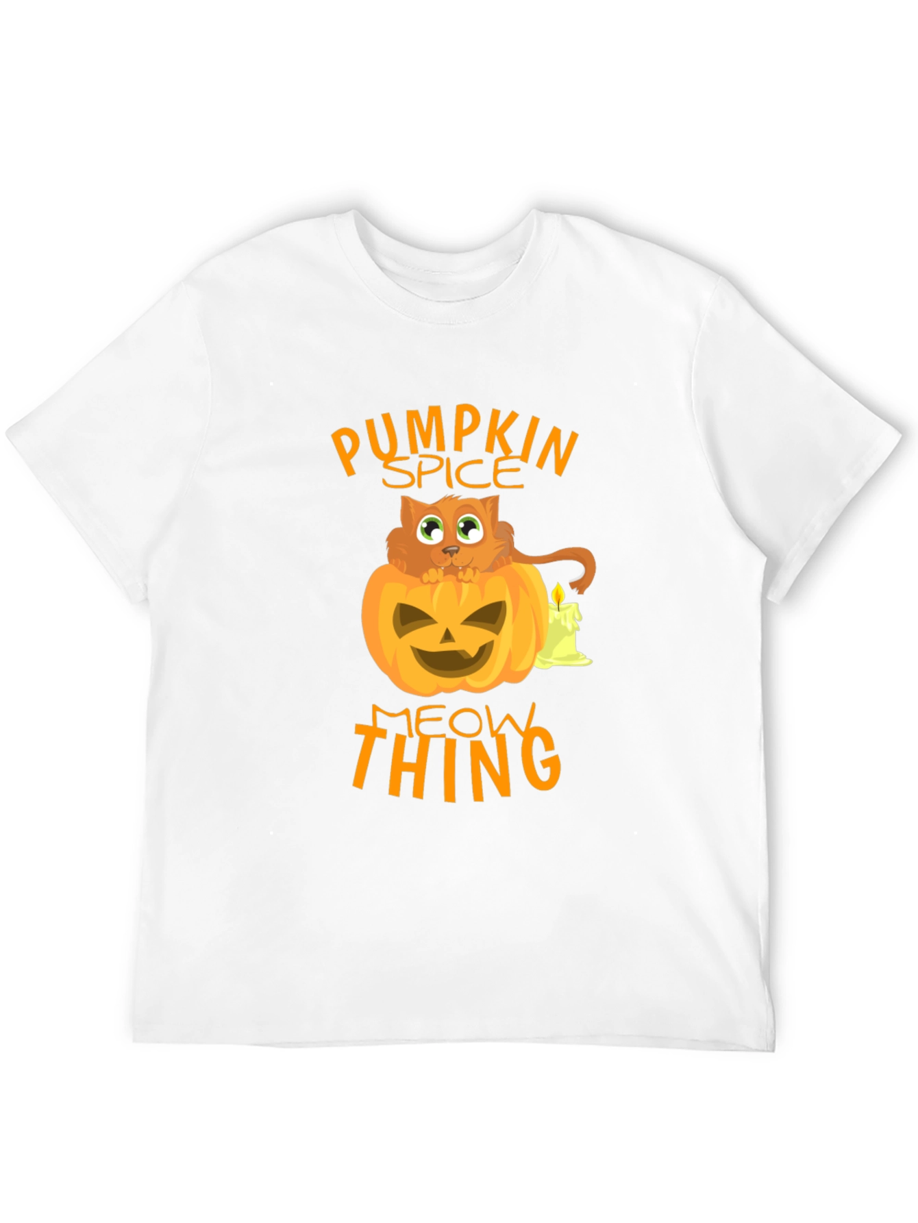 Pumpkin Spice Meow Thing Halloween T-Shirt