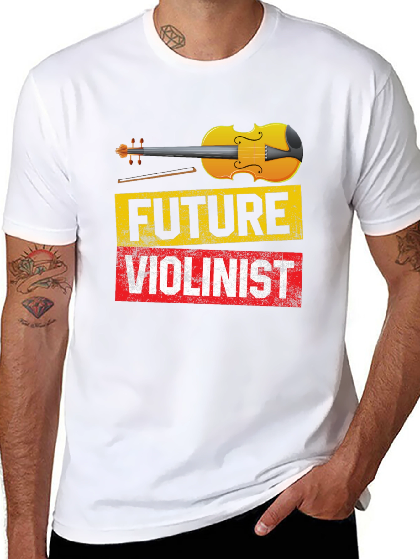 Future Violinist Graphic T-Shirt - Musician Tee