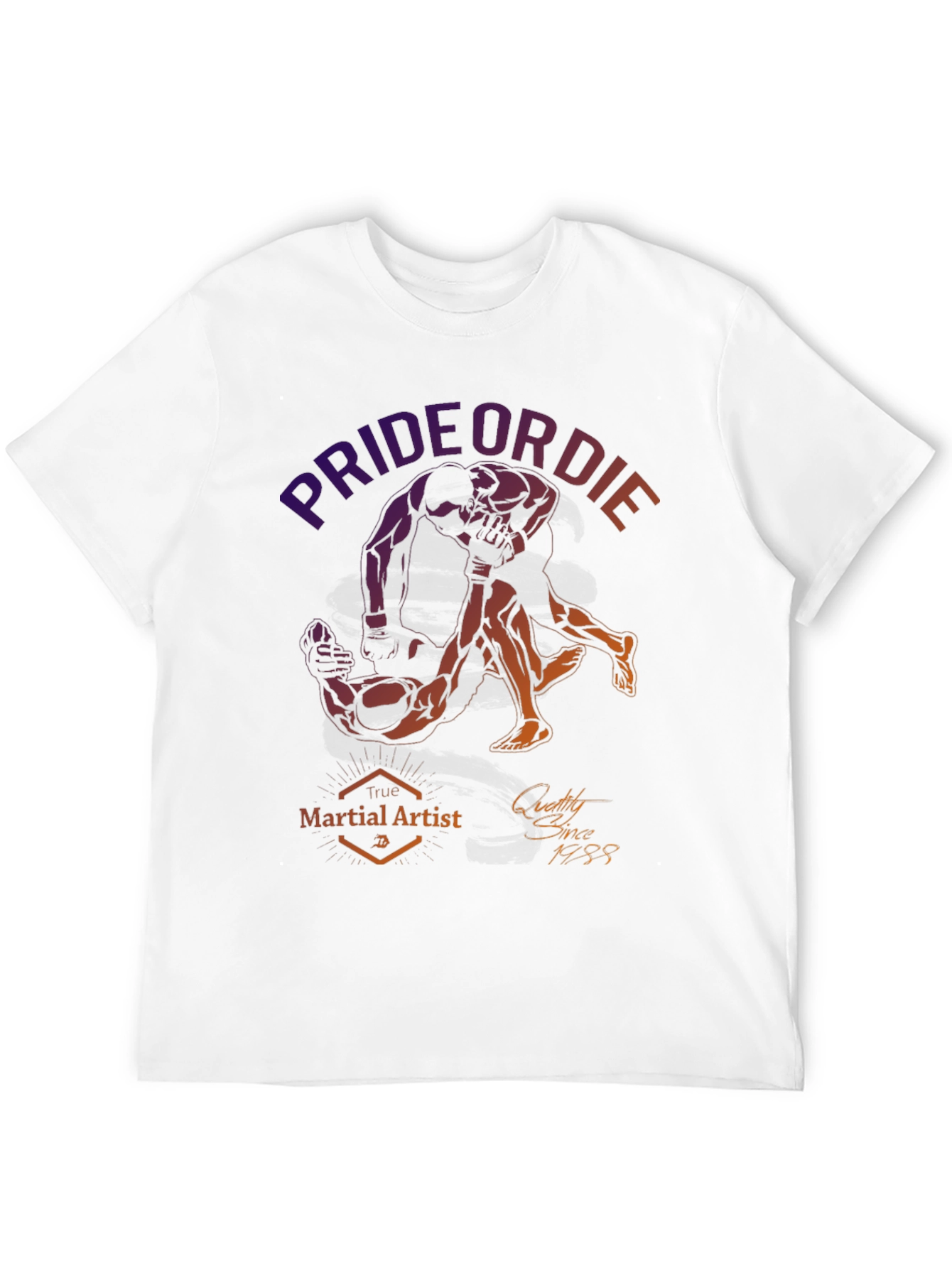 Pride or Die Martial Artist Graphic T-Shirt