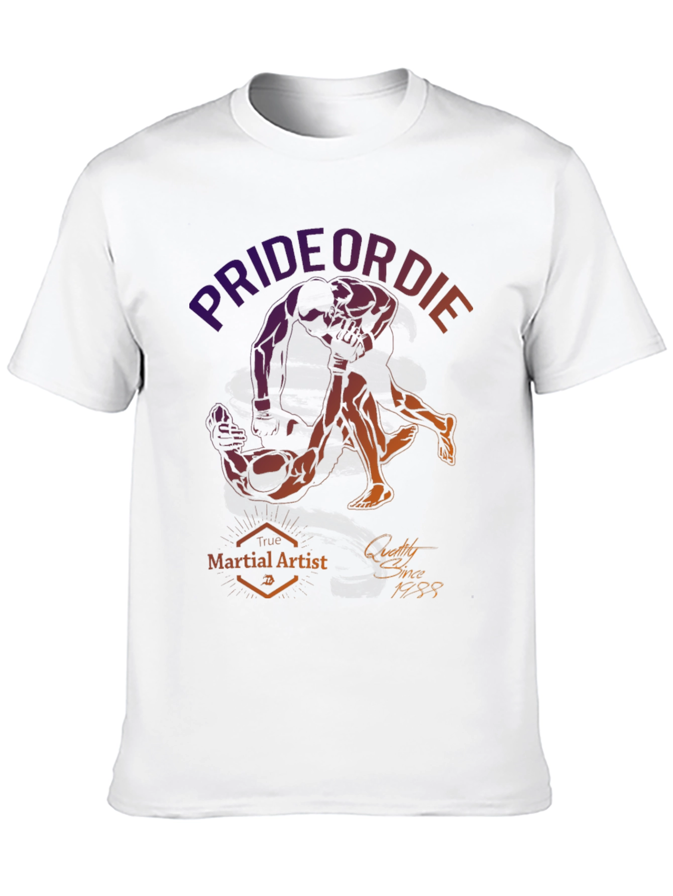 Pride or Die Martial Artist Graphic T-Shirt