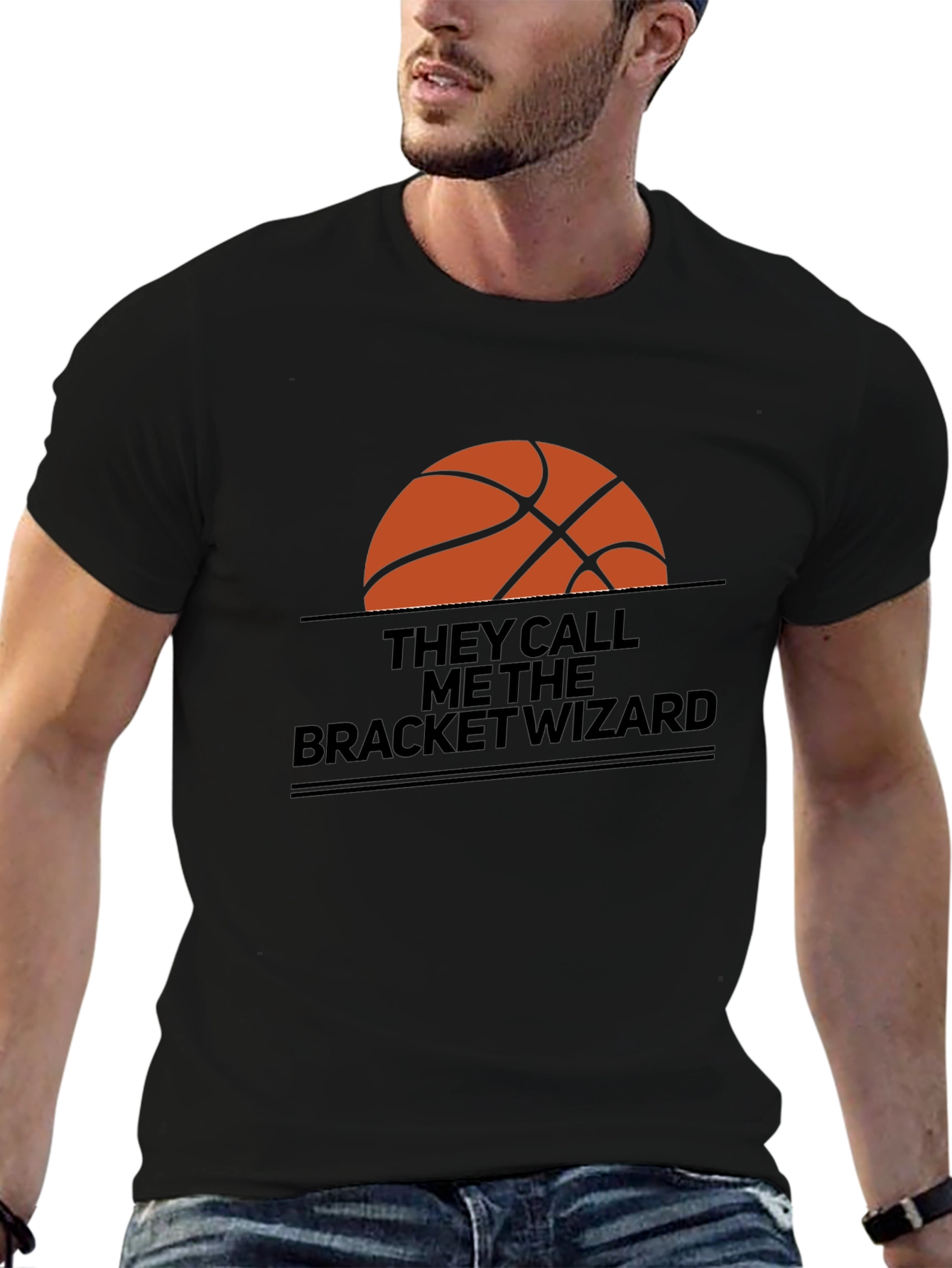 Bracket Wizard Basketball T-Shirt