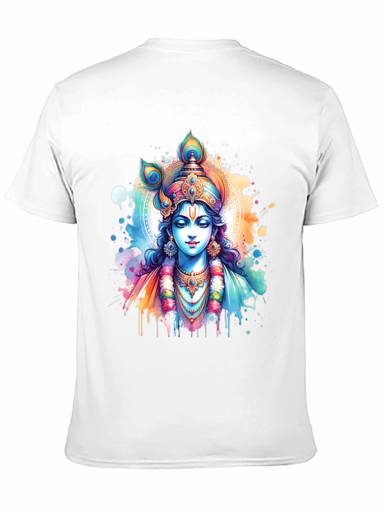 Krishna Art T-Shirt - Divine Graphic Tee