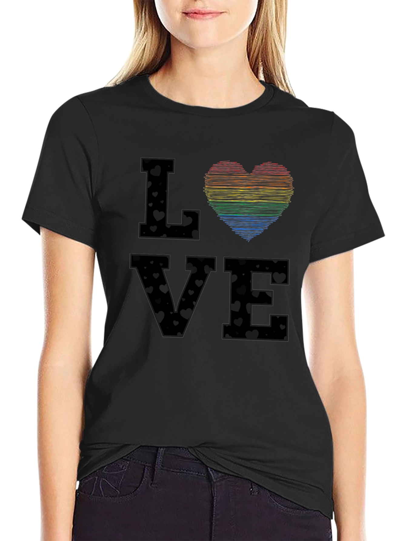 Love Rainbow Heart T-Shirt