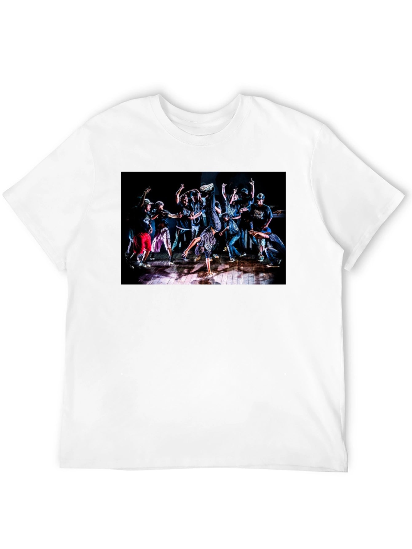 Dance Crew Graphic Tee - Black
