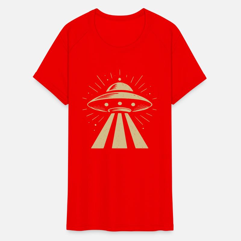 Minimalistic UFO alien flying saucer silhouette 60
