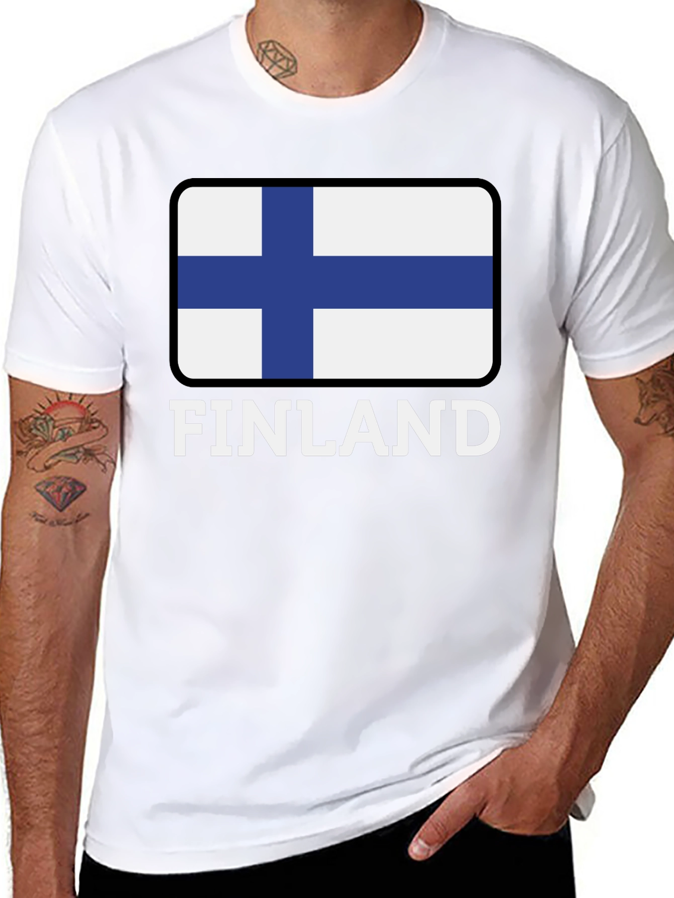 Finland Flag T-Shirt - Stylish Country Pride Tee