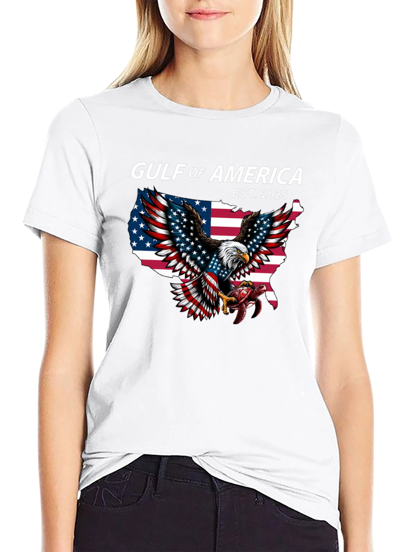 Gulf of America Eagle & Turtle T-Shirt
