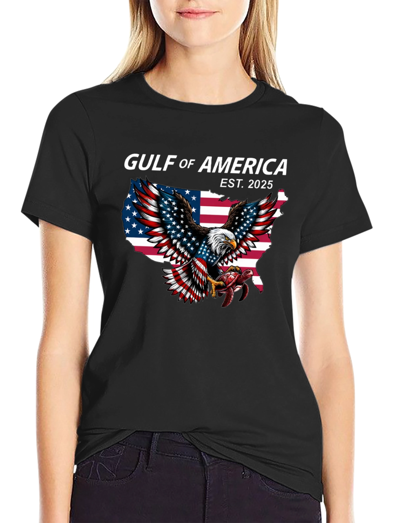 Gulf of America Eagle & Turtle T-Shirt