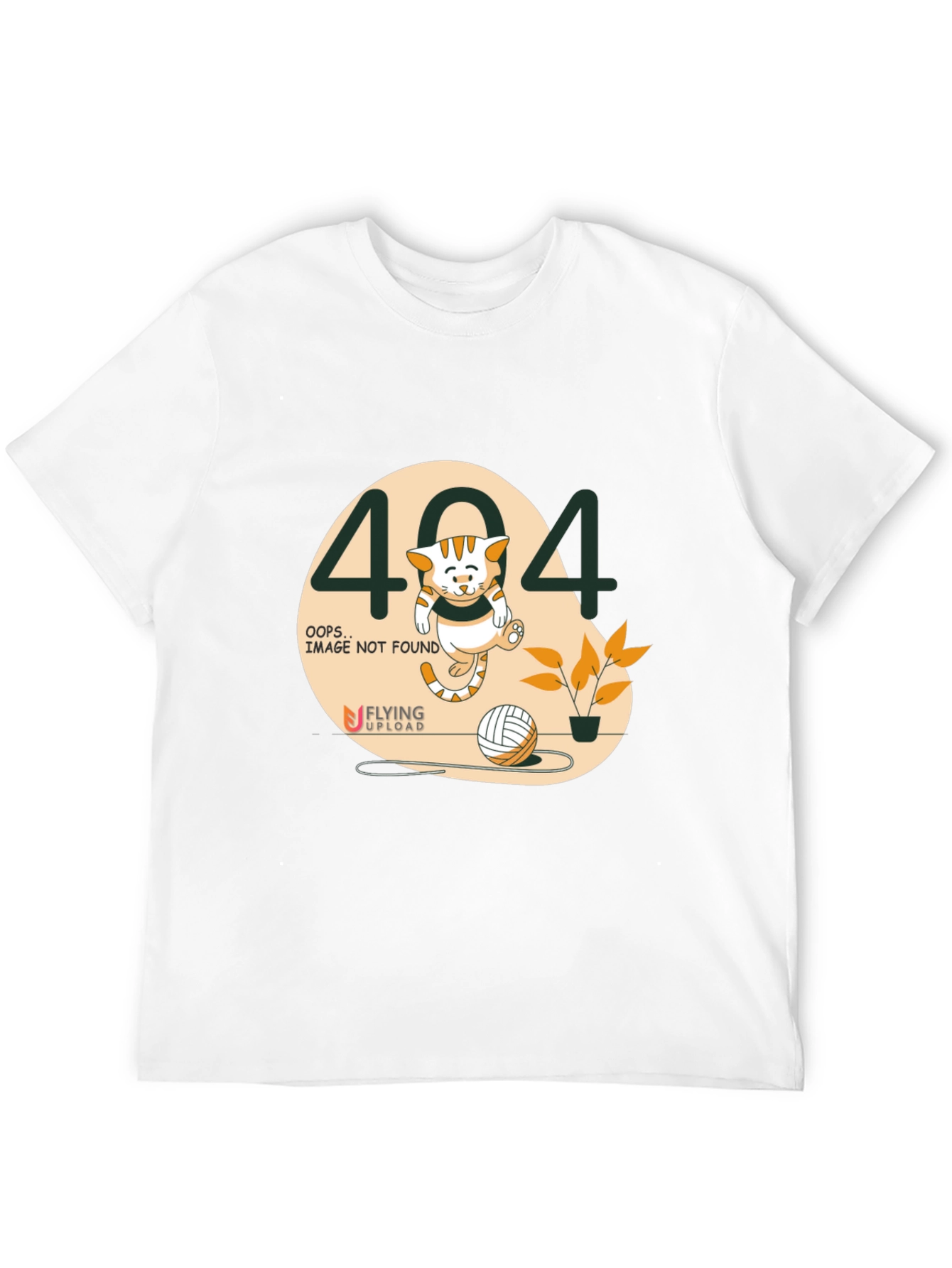 Error 404 Cat Graphic T-Shirt