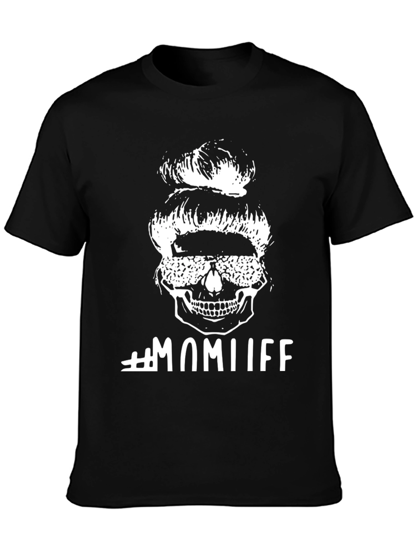 Mom Life Skull Graphic T-Shirt