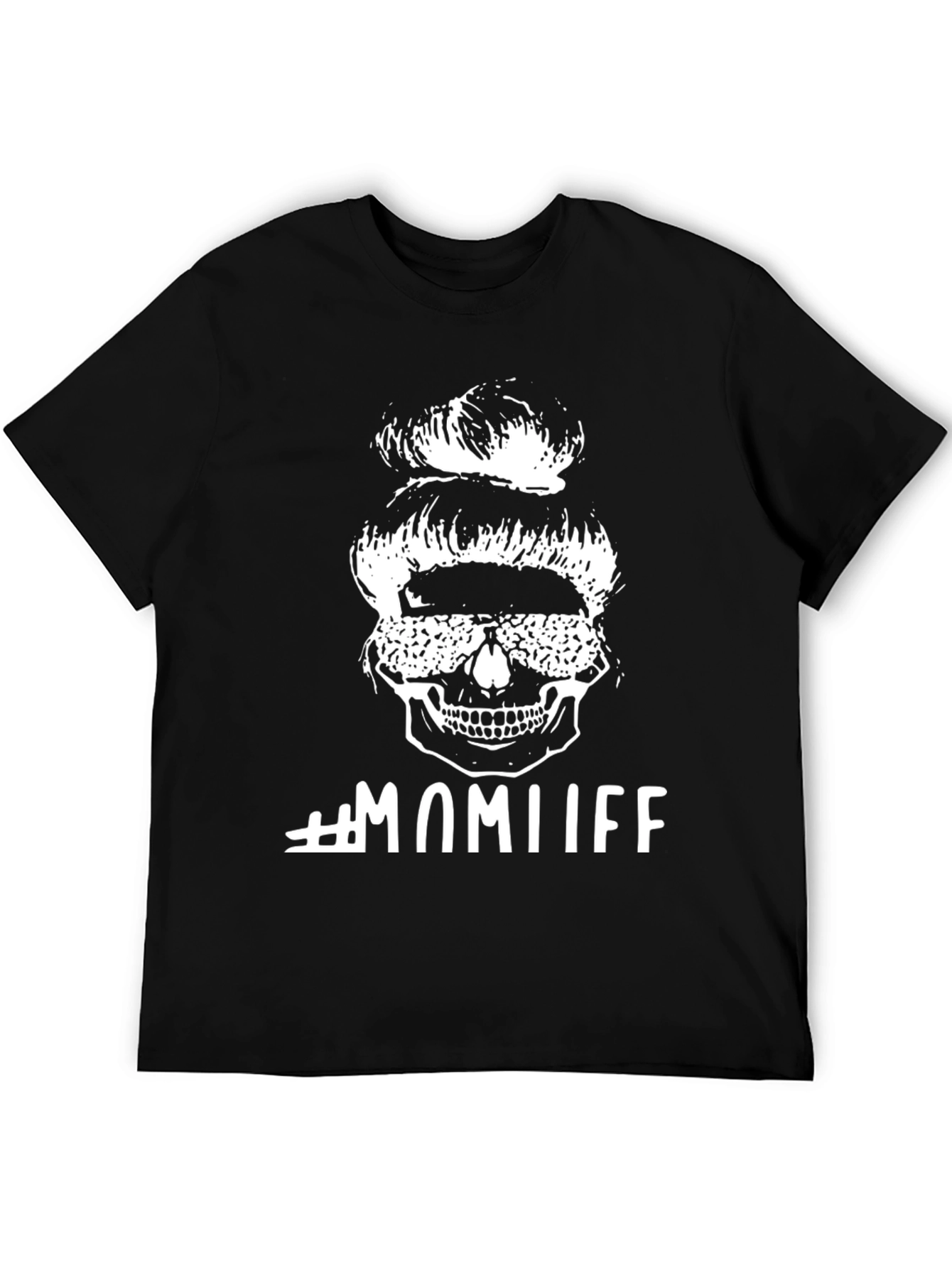 Mom Life Skull Graphic T-Shirt