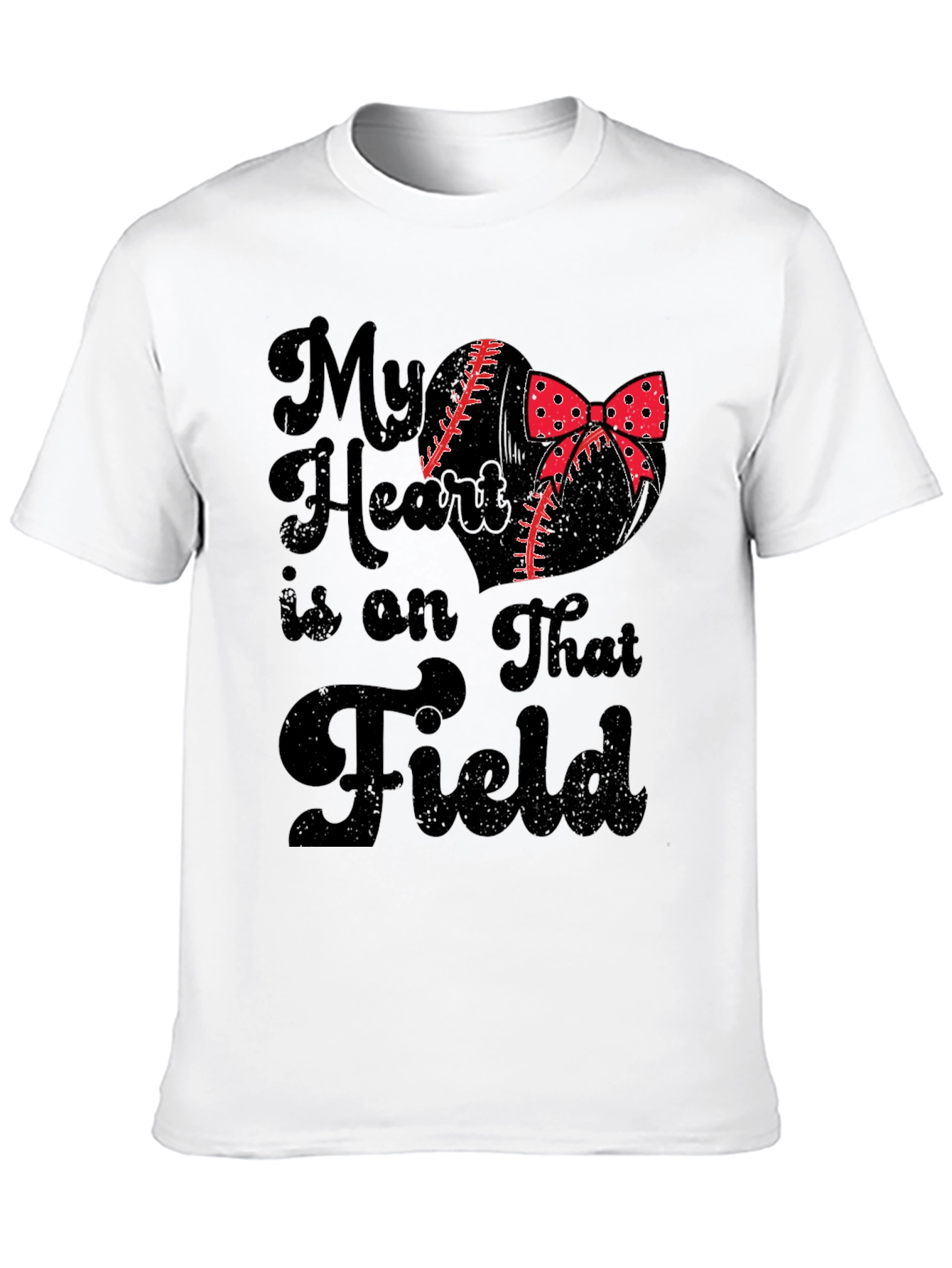 My Heart is on That Field Graphic Tee