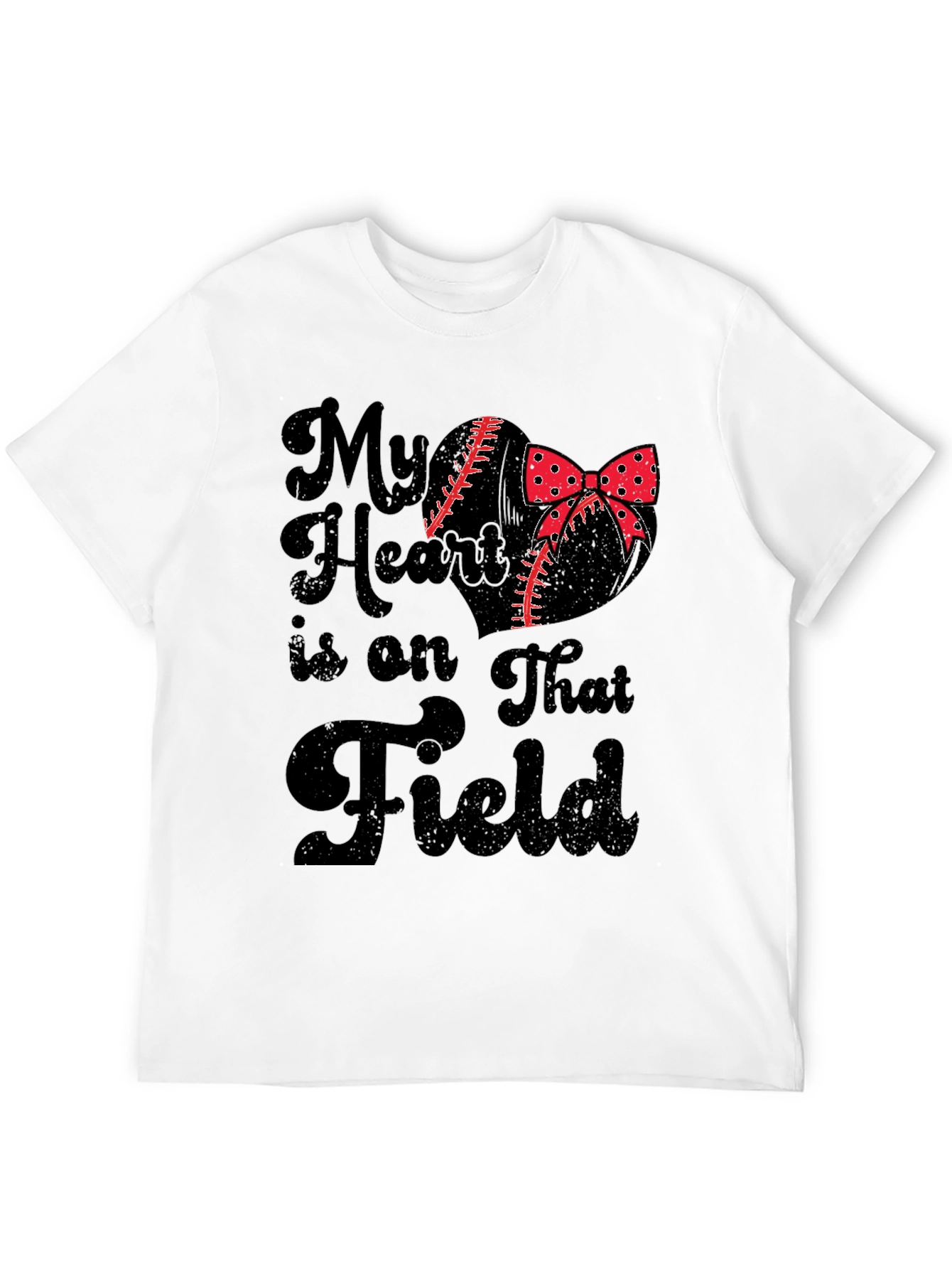 My Heart is on That Field Graphic Tee