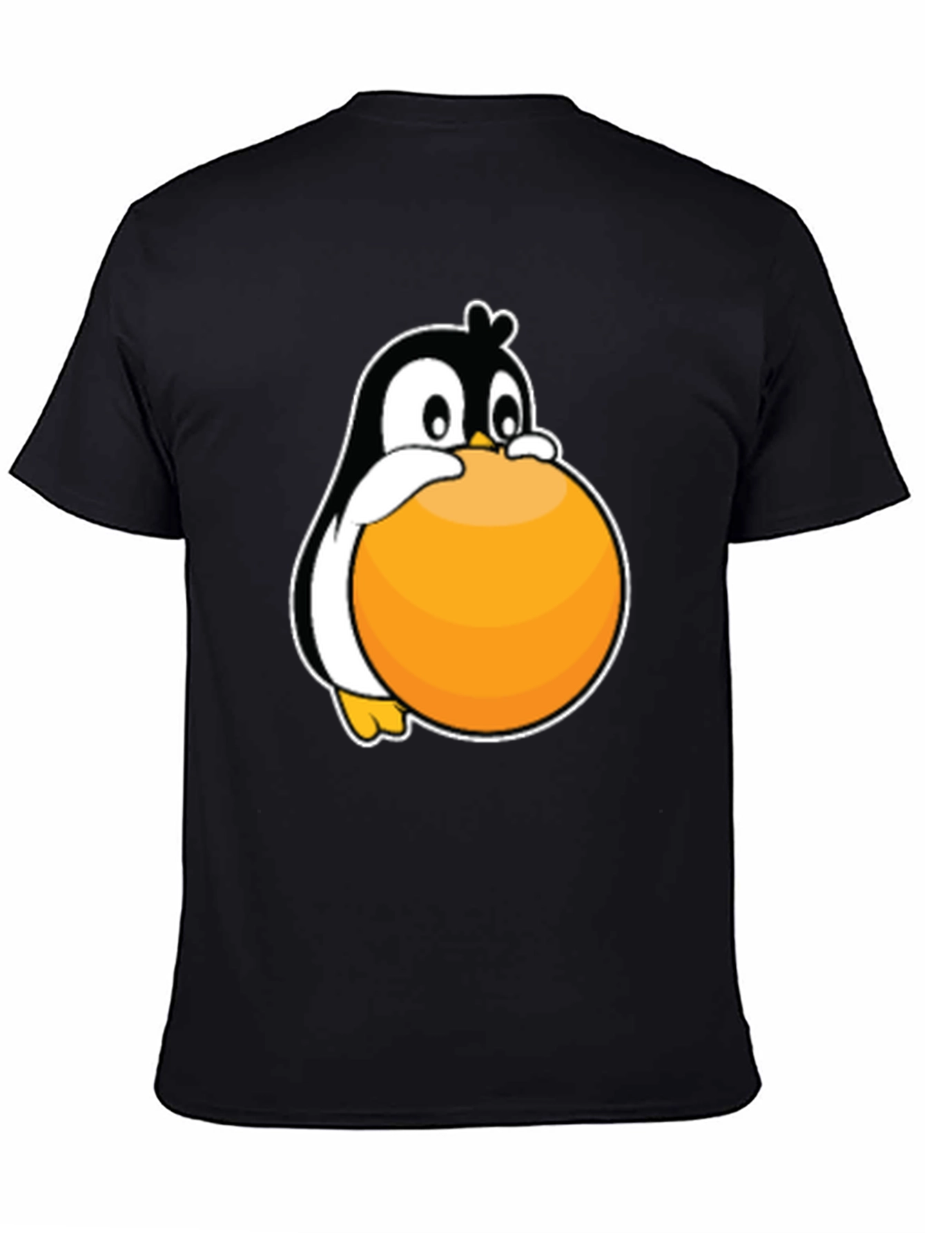 Penguin Hugging Ball Graphic Tee