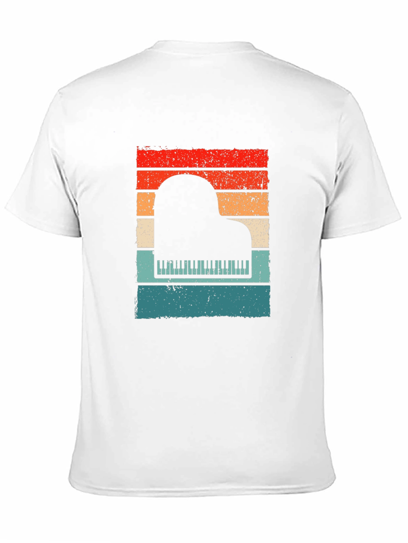 Retro Piano Sunset T-Shirt