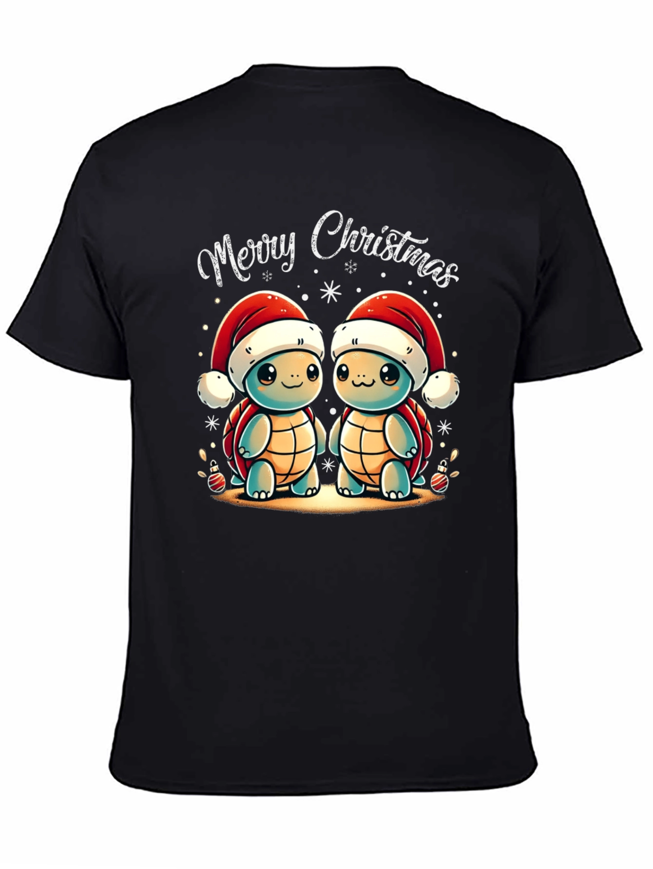 Christmas Turtle T-Shirt - Festive Holiday Apparel