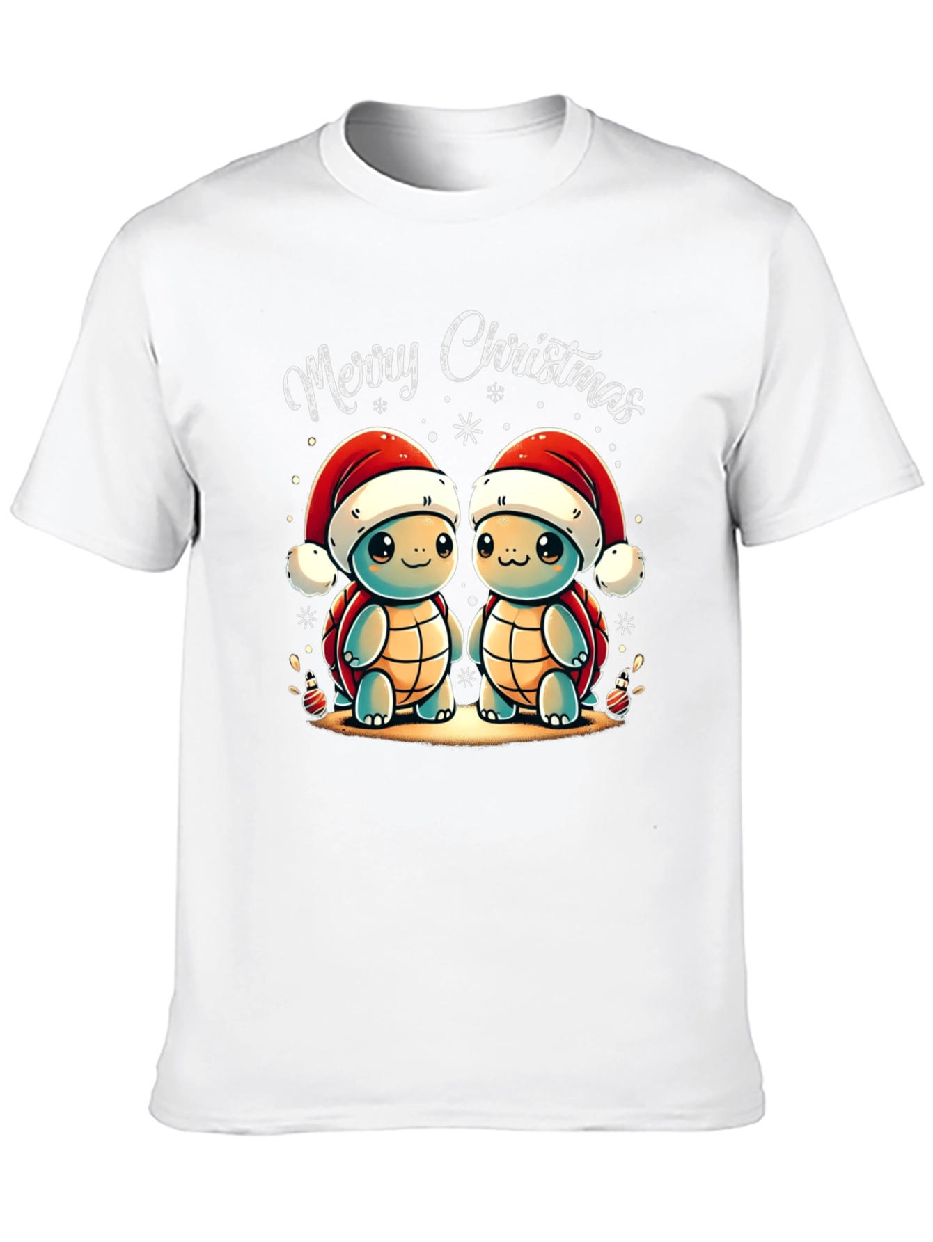 Christmas Turtle T-Shirt - Festive Holiday Apparel