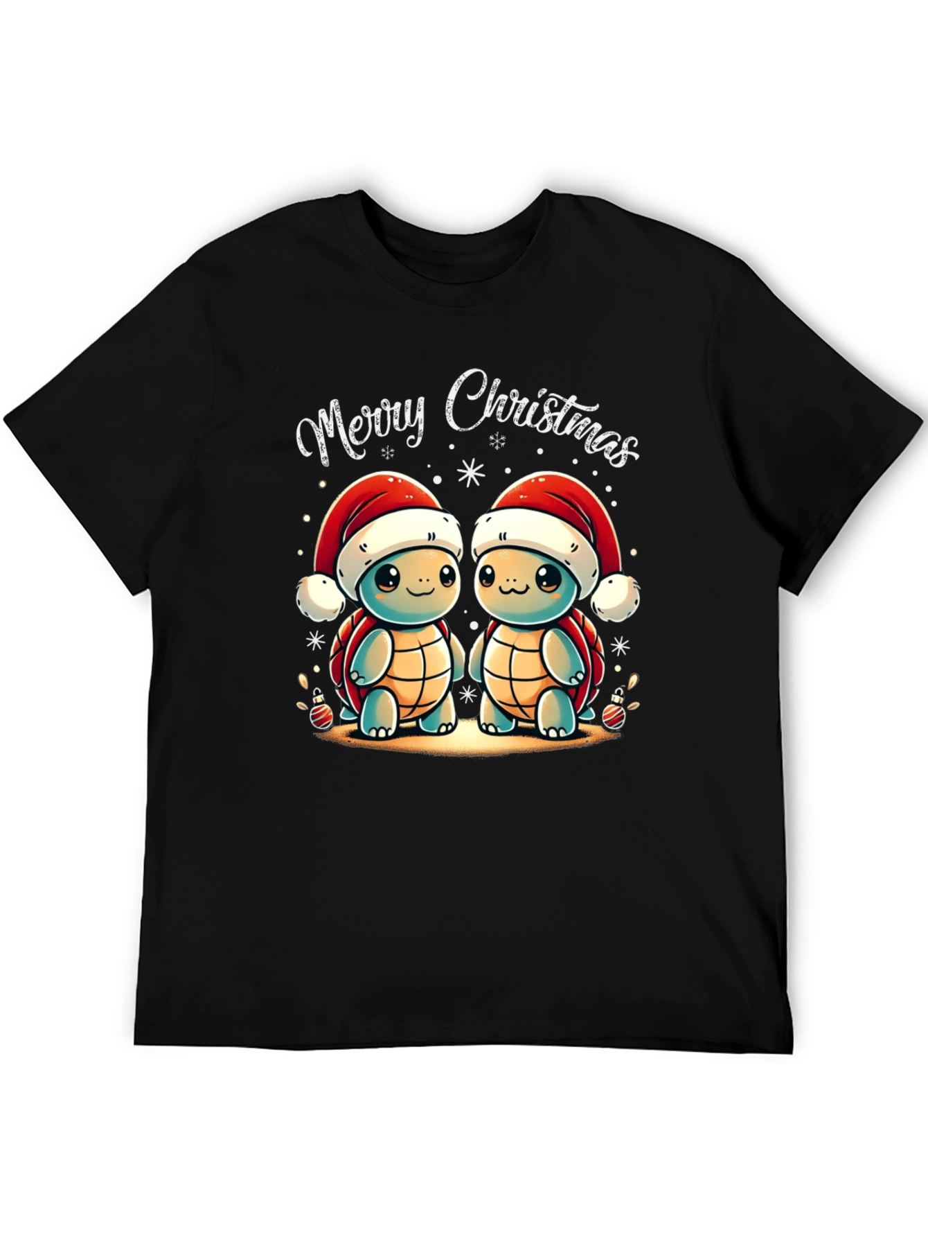 Christmas Turtle T-Shirt - Festive Holiday Apparel
