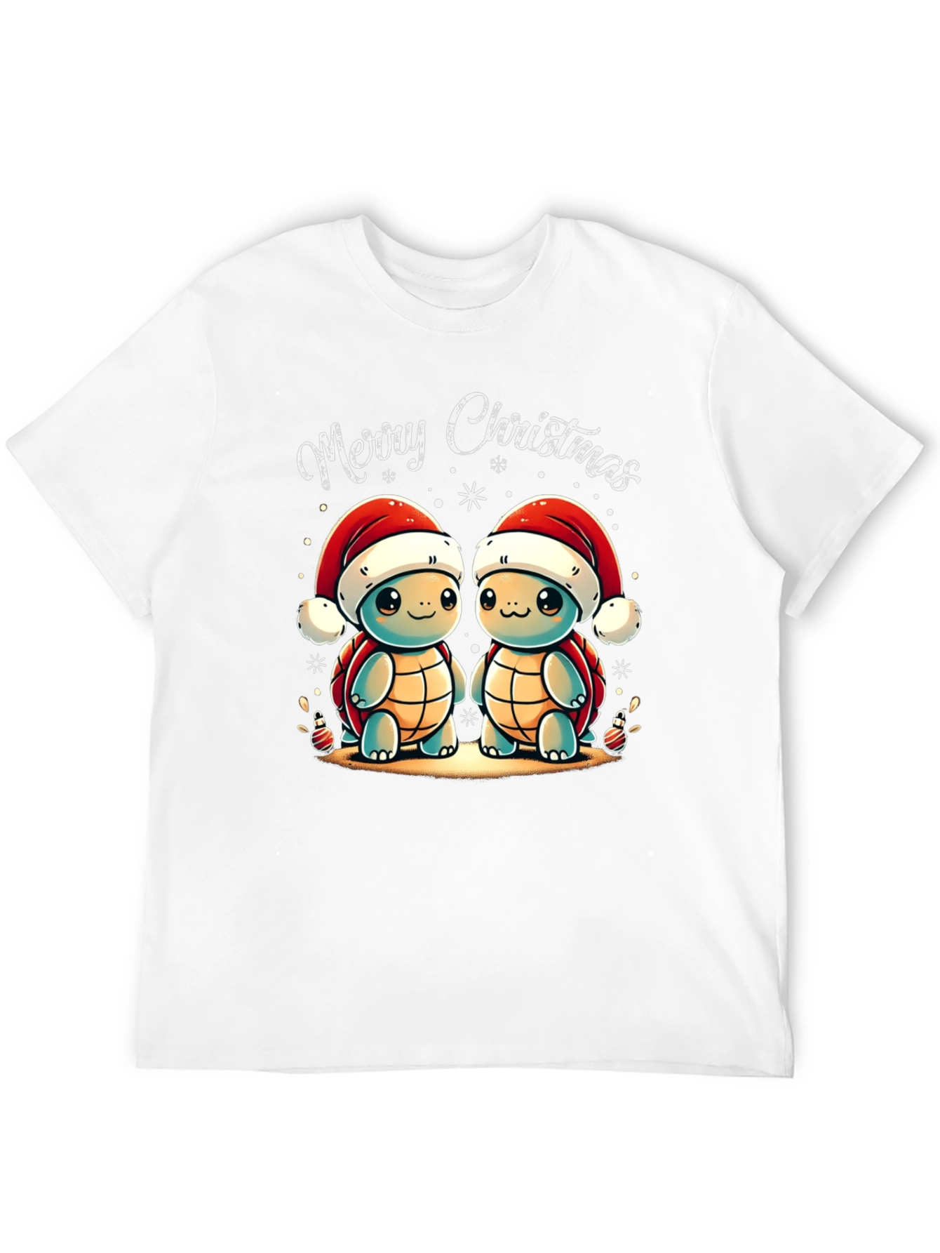 Christmas Turtle T-Shirt - Festive Holiday Apparel