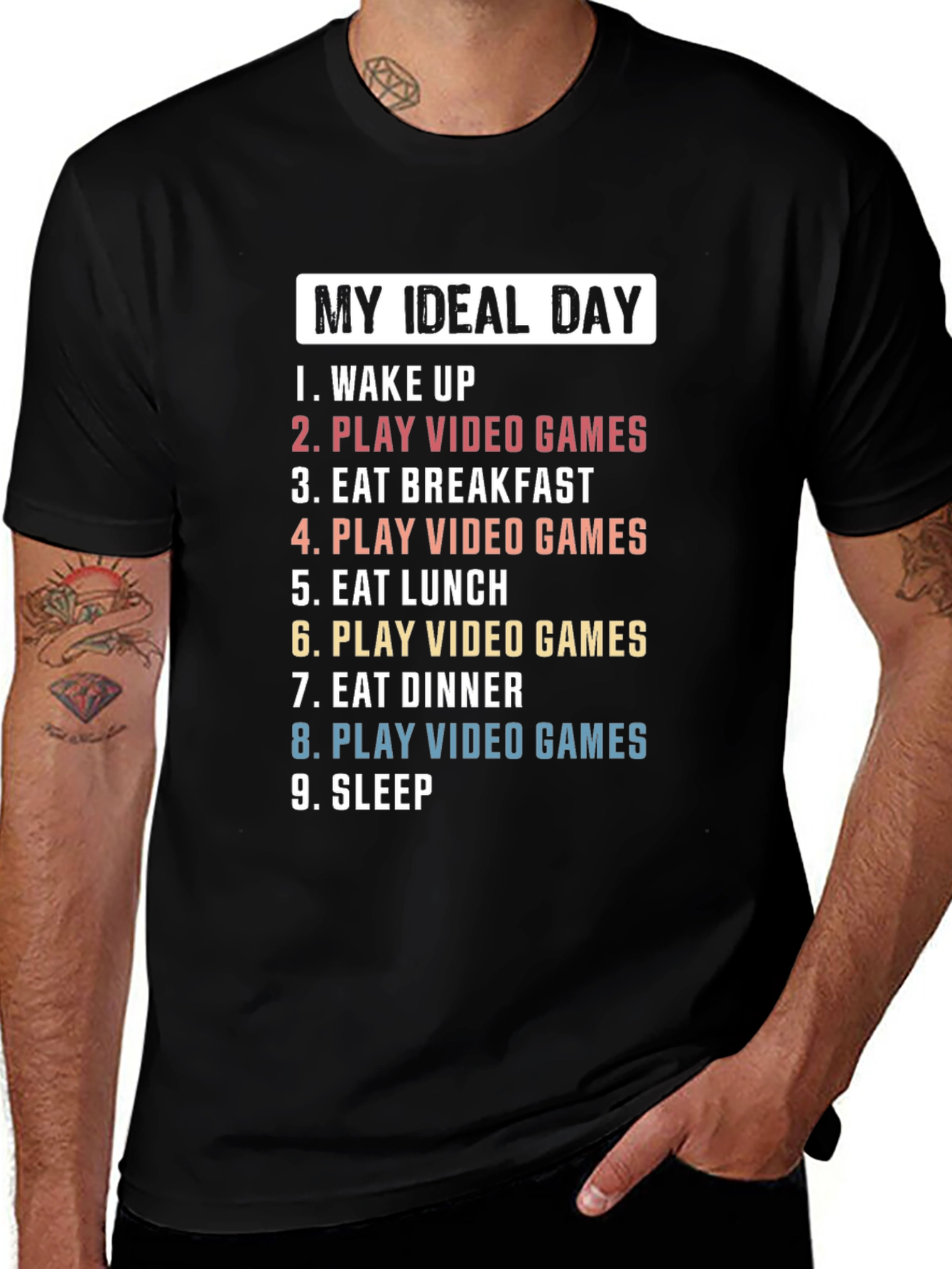 My Ideal Day Gamer T-Shirt