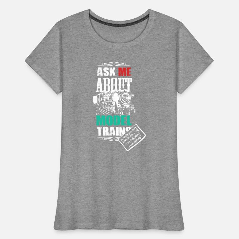 Model Train Quote Gift | Ask Me About Model Trains