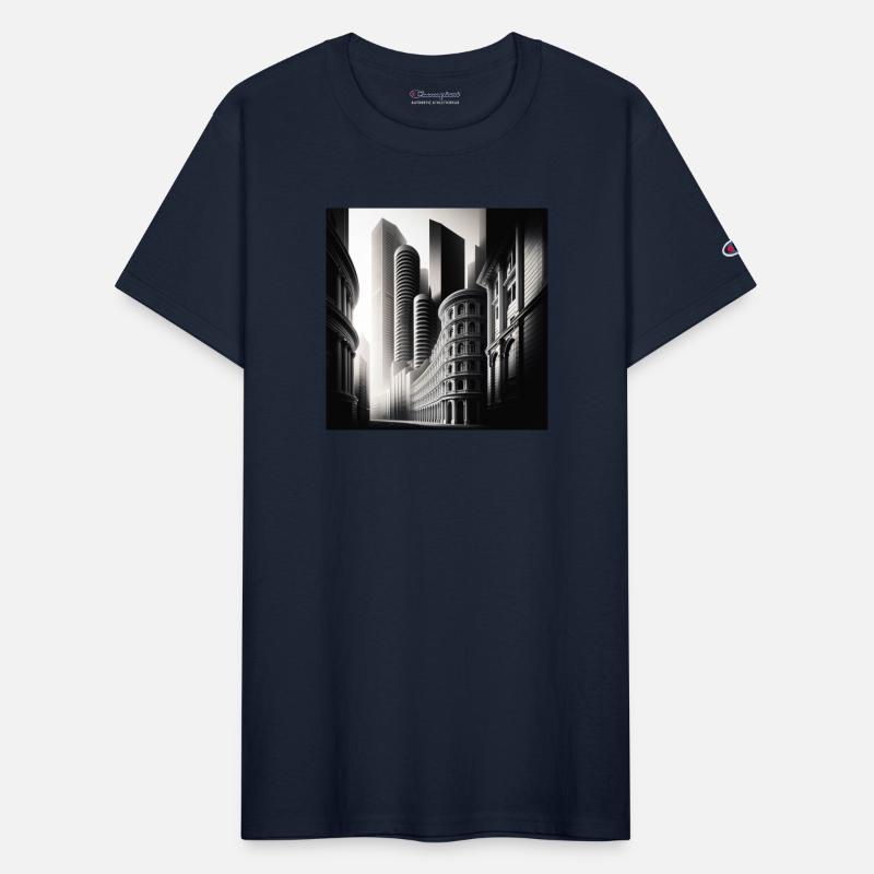 Modern Meets Historic Urban Architecture in Black