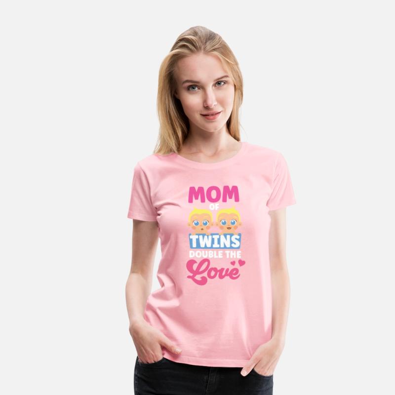Mom Of Twins Double The Love Twin Sarcastic Humor