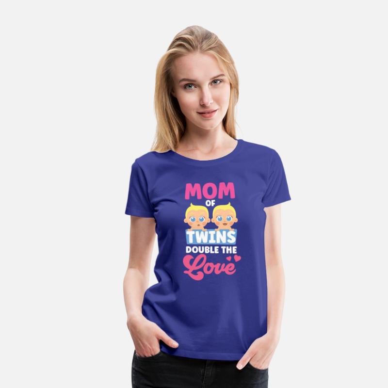 Mom Of Twins Double The Love Twin Sarcastic Humor