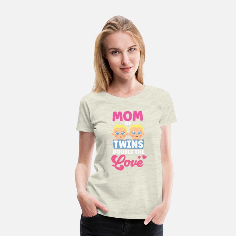 Mom Of Twins Double The Love Twin Sarcastic Humor