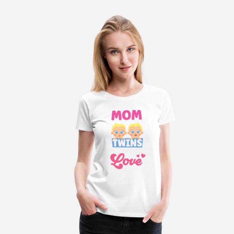 Mom Of Twins Double The Love Twin Sarcastic Humor