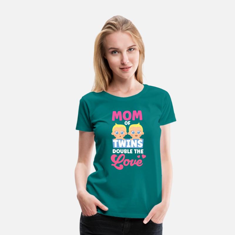 Mom Of Twins Double The Love Twin Sarcastic Humor