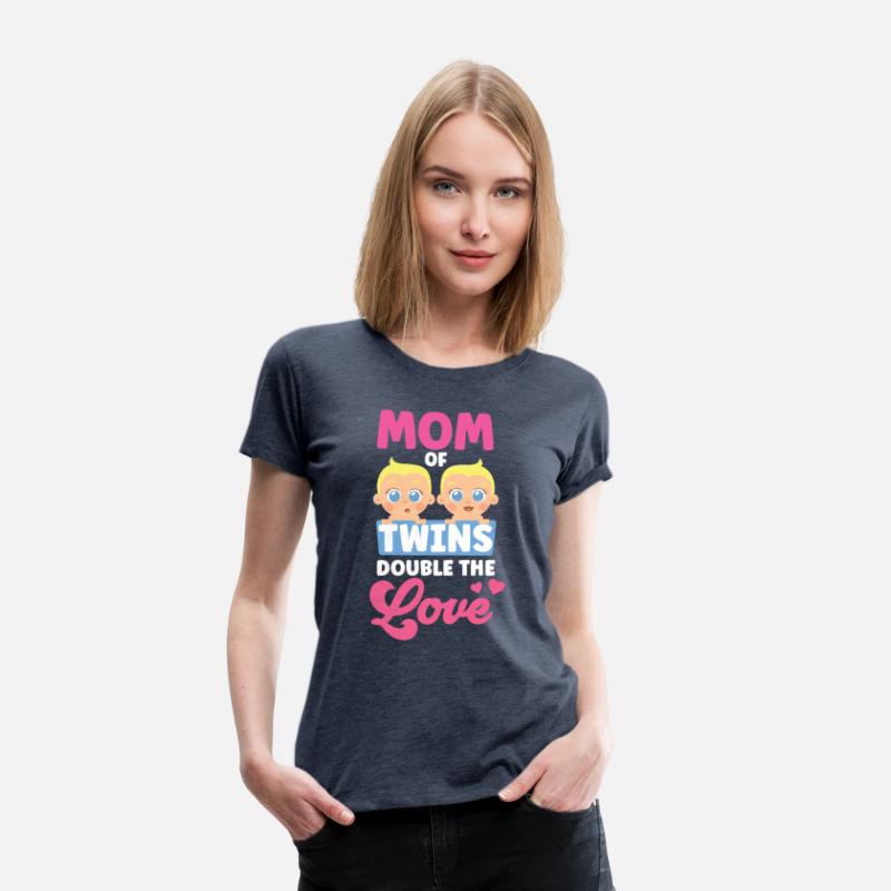 Mom Of Twins Double The Love Twin Sarcastic Humor