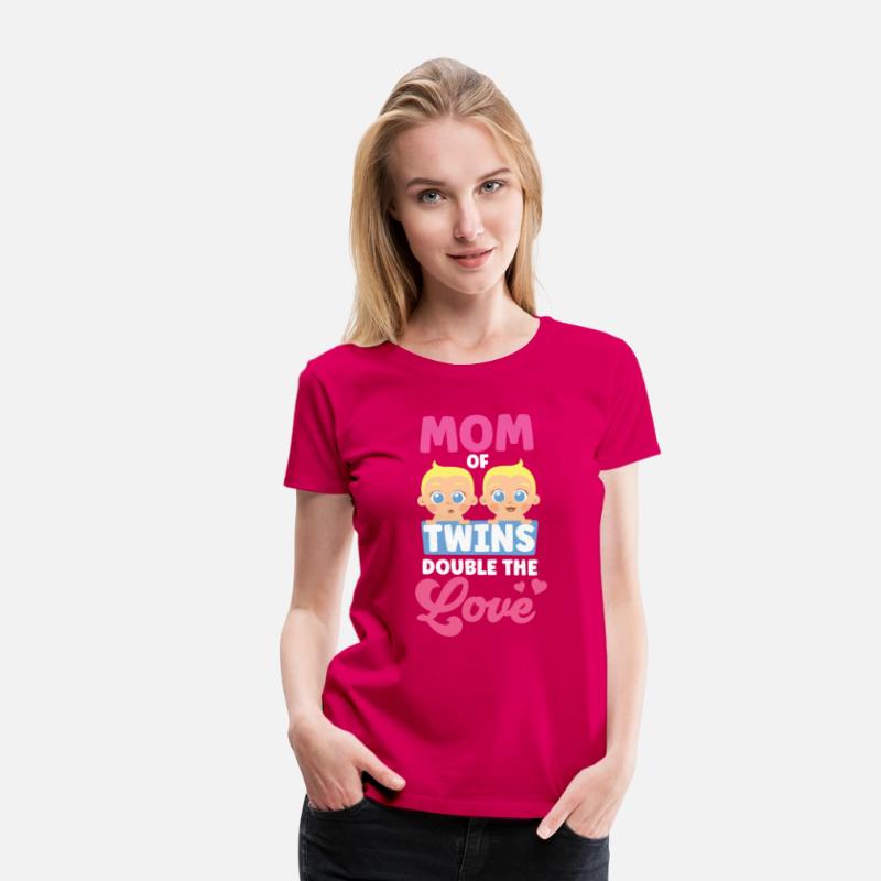 Mom Of Twins Double The Love Twin Sarcastic Humor