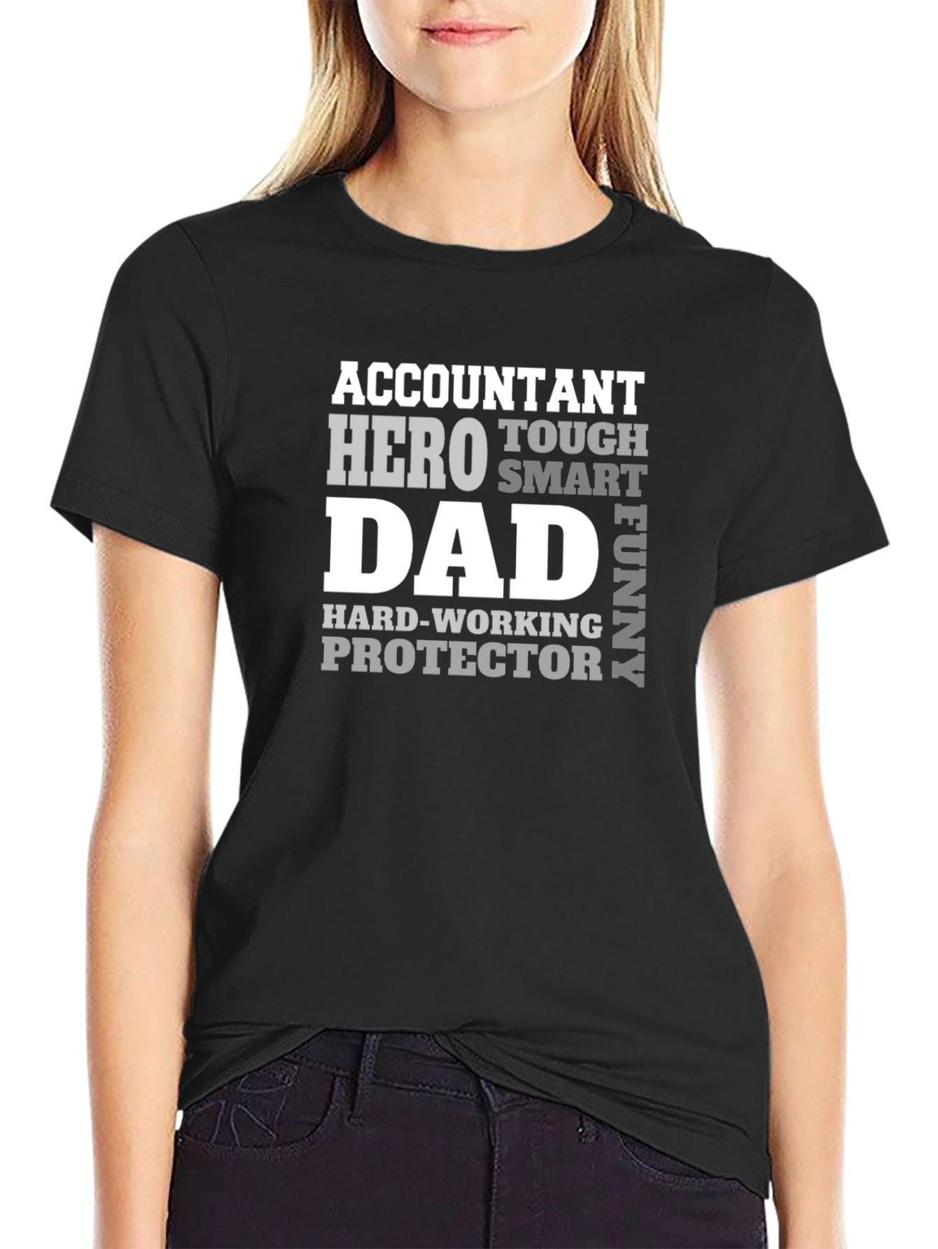 Accountant Hero Dad T-Shirt - Fathers Day Gift