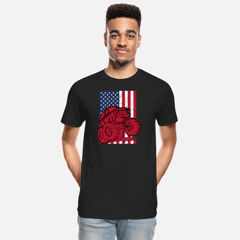 Monster Truck American Flag