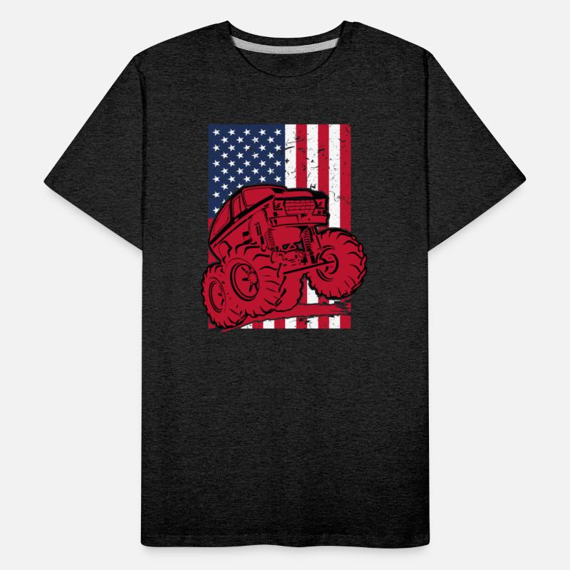 Monster Truck American Flag