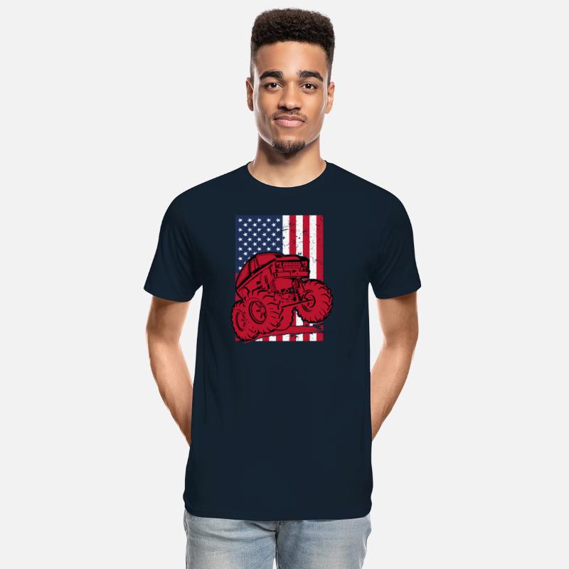 Monster Truck American Flag