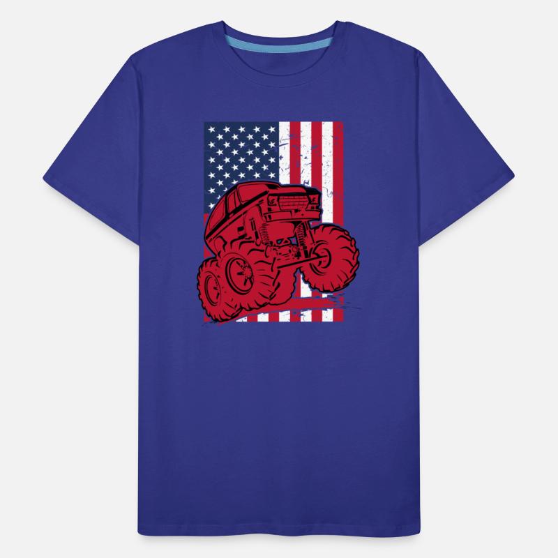 Monster Truck American Flag