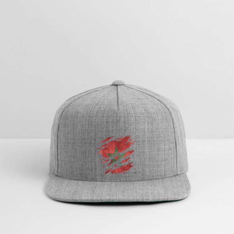 Morocco - national flag, scratches, cracks